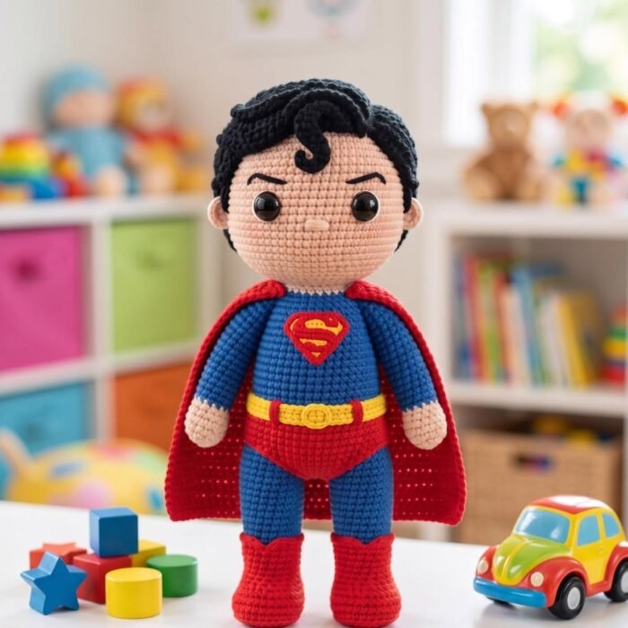 Crochet Superman Soft Toy