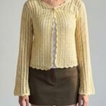Ivory Lace Crochet Cardigan