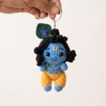 Little Krishna Crochet Keychain