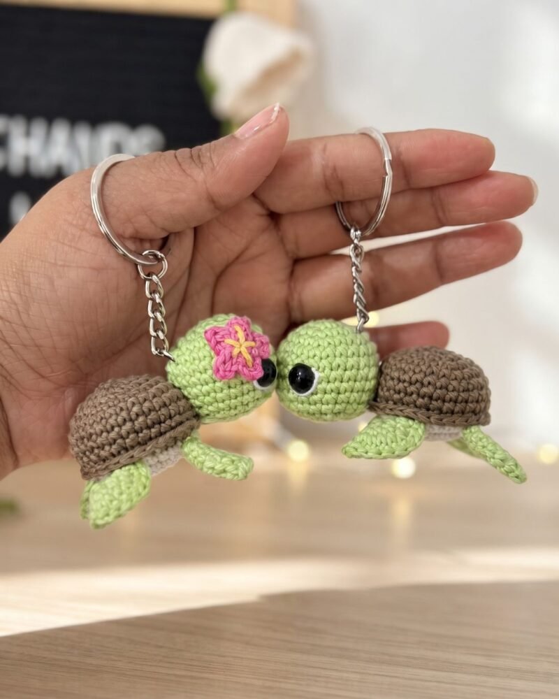 Turtle Duo Keychain