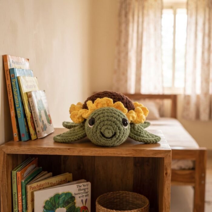 Sunny Turtle Crochet Toy