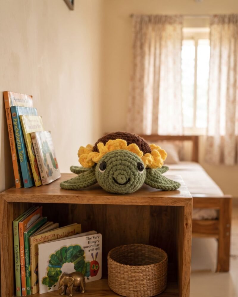 Sunny Turtle Crochet Toy
