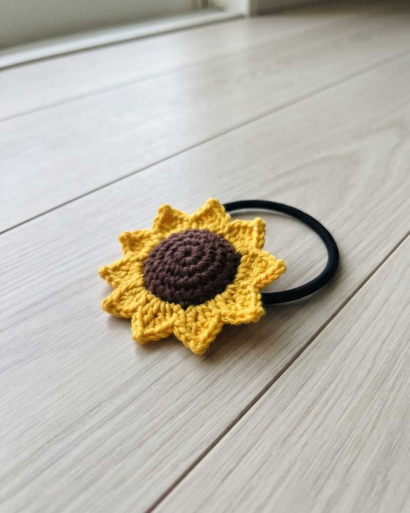 Sunflower Hair Tie