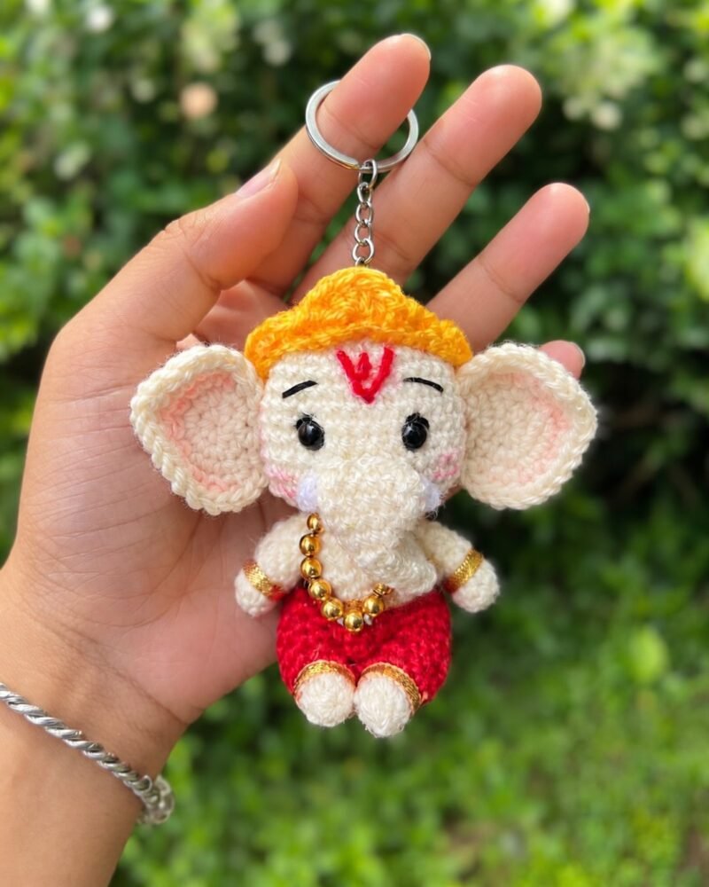 Cute Ganpati Bappa Keychain